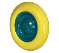 Rueda impinchable TECNITEM de carretilla de obra Ø380mm llanta de metal - 17009