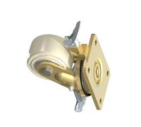Rueda industrial de alta resistencia LS-GSPO-101K-ST-RI4, capacidad de 1500 kg, 100 mm x 55 mm, rueda giratoria con bloqueo direccional