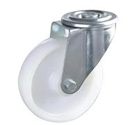 Rueda Industrial Nylon Pasante 100mm