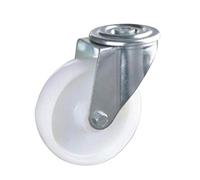 Rueda Industrial Nylon Pasante 80mm