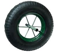 Rueda inflable de 15'' 385x95 Eje de 20 mm