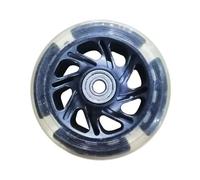Rueda LED Intermitente para Mini/Micro Scooter - 80mm & 120mm, 5 Colores(Black-120mm)