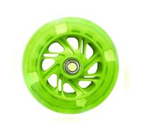 Rueda LED Intermitente para Mini/Micro Scooter - 80mm & 120mm, 5 Colores(Green-120mm)