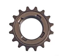 Rueda libre, 16T bicicleta de una sola velocidad rueda libre paso de rosca de acero de 1.38 pulgadas para cadena de 1/8, piñón libre modificado de engranaje fijo