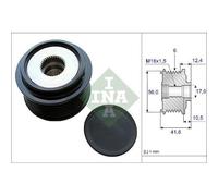 Polea del alternador 535 0210 10 INA para AUDI VW SEAT SKODA CUPRA