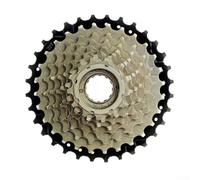 Rueda libre de acero de 8 velocidades de 129 mm OD mecanizado de precisión engranajes ligeros 543 g 13-32T dientes de engranaje para bicicleta de carretera y montaña construcción de cambio suave plata