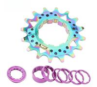 Rueda libre de aleación 16T para bicicleta todoterreno de una sola | Mecanizado CNC, resistencia a la corrosión anodizada, diseño hueco ligero para conversiones de calles y pendientes