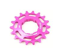 Rueda libre de aleación de aluminio BMX Racing Piñón 16T 18T engranaje de velocidad única piezas de bicicleta accesorios de bicicleta (rosa 18T)