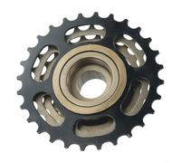 Rueda libre de rosca para bicicleta de 6/7/8 velocidades 13/14 28T para posición de piezas de bicicleta, cambio suave, bajo ruido y diseño resistente al desgaste (6 velocidades, negro)