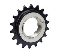 Rueda libre de una sola velocidad de acero inoxidable 18T con paso de rosca de 1.375 pulgadas, para cubo trasero de bicicleta, engranaje galvanizado, para cadena de 1/2 x 1/8, engranaje de bicicleta
