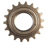 Rueda libre de una sola velocidad para engranaje de piñón de acero 12T/14T/16T/18T compatible con bicicletas de una sola velocidad y bicicletas eléctricas (16T)