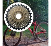 Rueda libre para bicicleta, tornillo de 6/7/8 velocidades 13/14 28T para posición de piezas de bicicleta de bajo ruido y cambio de marcha suave para una transmisión eficiente (posición de 7