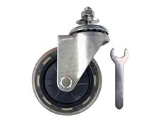 Rueda lisa de repuesto de 4 pulgadas para Hoverkart, LS&GHY Hoverboard Go Kart rueda de goma delantera de repuesto