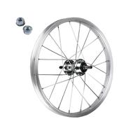 Rueda llanta delantera 16" bicicleta niño/A 16 x 1,75 de aluminio buje de acero cierre con tuerca