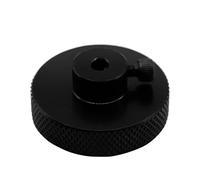 Rueda manual Nema17, motor paso a paso Nema23, Nema34, diámetro exterior de 5 mm, 40 mm, pieza for máquina de grabado CNC, piezas de extrusora for impresora 3D.(Black)