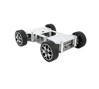 rueda mecanum Coche robótico 4x4 con chasis metálico grande, motor codificador, tanque RC for Ardo, RPI, kit de bricolaje, carga de 10 kg