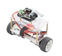 rueda mecanum Kit de coche robot autoequilibrado de doble chasis 2WD con 2 motores codificadores for Ardo RPi, piezas de juguete STEM DIY(Ardo robot)