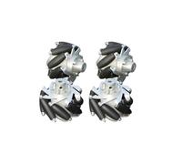 rueda mecanum Rueda Mecanum omnidireccional de aleación de aluminio de 100 mm for coche robótico Ardo RpPi DIY(5mm)