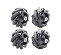 rueda mecanum Rueda Omni Mecanum de 60/80/96 mm con bujes TT de 4/6 mm y carga de 5/10/15 kg for Ardo RpPi, piezas de juguete for chasis de coche robot STEM DIY(60MM D5mm)