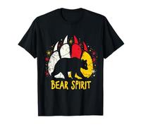 Rueda Medicinal Bear Spirit Indígenas Nativos Americanos Camiseta