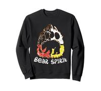 Rueda Medicinal Bear Spirit Paw Nativo Indígena Americano Sudadera