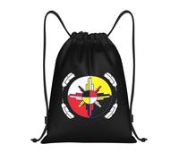 Rueda Medicinal De Los Nativos Americanos Hombre Mujer Mochila De Cuerdas Impermeable Mochila Con Cordón Gran Capacidad Bolsa De Deporte Para Natación Baloncesto Senderismo Acampada