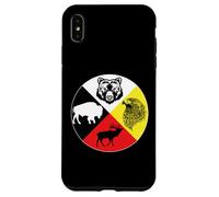 Rueda medicinal indio nativo americano Carcasa para iPhone XS Max