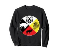 Rueda medicinal indio nativo americano Sudadera