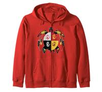 Rueda Medicinal Tortuga indígena nativa Americana MMIW Sudadera con Capucha