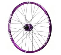 Rueda MTB 26/27,5/29 Pulgadas Rueda Delantera Y Trasera De Bicicleta Llanta De Aleación De Aluminio Eje Pasante 110 * 20mm/150 * 12mm Freno De Disco para 7-12 Velocidades 32H(Purple,29"-Rear)