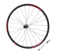 Rueda MTB 26/27,5/29" Rueda Delantera Y Trasera De Bicicleta Llanta De Aleación De Aluminio Ruedas Liberación Rápida 9 * 100/10 * 135mm Bujes Freno De Disco 7-12 Velocidades (Black-Red,27.5" Rear)