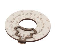 Rueda musical educativa de madera con círculo giratorio de quinta, herramienta de acorde indispensable para músicos y compositores