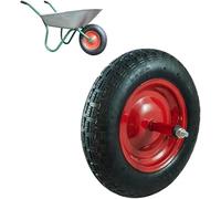 Rueda neumática completa 3.50-8 (2pr) recambio carretilla modelo Vespa eje largo 155 mm goma tachada