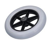 Rueda para Andador, Orificio de Cojinete de 12 Mm, Rueda Delantera para Silla de Ruedas de 10 Pulgadas, Fácil para Reemplazo