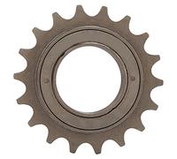 Rueda para Bicicleta, Piñón Trasero de 18 Dientes, Acero de Alta Resistencia y Triple Capa Antióxido - Operación Suave, Bajo Esfuerzo, Para Bicicleta Plegable y (Marrón)