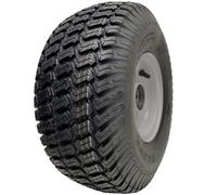Rueda para cortacésped de 15 x 6.00-6, cubo de 65 mm, neumático P332 de 4 capas en llanta de 20 mm