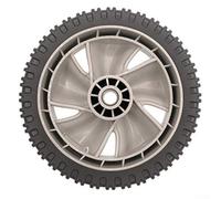 Rueda para cortacésped de 7 x 1.8 pulgadas 734-04562 para modelos Troy-Bilt | Construcción al aire libre con rendimiento suave y vibración reducida | Pieza de repuesto resistente a la intemperie (1
