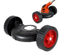 Rueda para corte de brida - Rueda auxiliar ajustable ABS | Neumáticos de corte para jardín, terraza y césped. | Accesorio de jardinería al aire libre compatible con piezas Segadora
