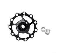 Rueda para desviador trasero de acero 13T para bicicleta de montaña (11T | Tamaño 11T, 41 mm de diámetro, aleación de aluminio, rodamiento sellado, barril liso