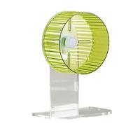 Rueda para hámster de 6.6 pulgadas con base estable para jaulas pequeñas de mascotas, ajustable para una fácil instalación, juguete para mascotas pequeñas