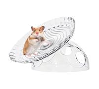 Rueda para hámsters | Accesorio para jaula anticaducidad para animales de pequeño tamaño, corrector para ejercicio del hámster, para conejos holandeses rizados, cangrejos, ermitas, ardillas