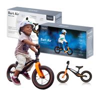 lionelo Bart Bicicleta sin Pedales de 2 años hasta 30kg, Cuadro de magnesio, al Estilo Deportivo, Ruedas 12", Altura de Manillar y sillín Regulable, Muy Robusta y Ligera (Negro, Bart Air)