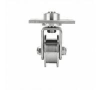 Rueda para Puerta Corredera Rodillo Polea Rodamiento Estructura Compacta de Acero Inoxidable 304 con Polea Giratoria y, style to 4
