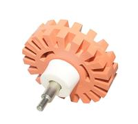 Rueda para quitar calcomanías: disco borrador neumático, herramienta para residuos de adhesivo | eliminador de pegamento de goma para equipos de limpieza de superficies de carrocerías de autom