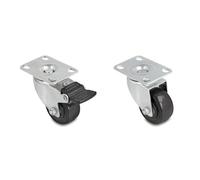 Rueda para rack DeLock 66754 acero 50 mm set 4 piezas gran carga