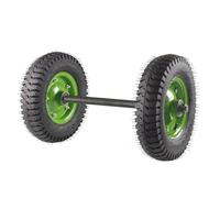 Rueda para Servicio Pesado con Conjunto de Inflable con Eje de Acero de 3 Cm con Neumáticos con Apta para Equipos, style to 11