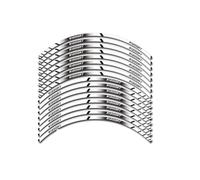 Rueda Pegatinas reflectantes Para B&MW R1200RT R1200 Para RT R 1200 Para RT Adhesivo Decorativo Rueda Contorno Motocicleta Pegatina Rueda Moto(WHITE)