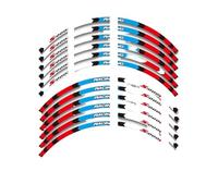 Rueda Pegatinas reflectantes Para B&MW S1000 R S1000R S 1000 12 Piezas Ajuste Rueda Motocicleta Etiqueta Engomada Raya Llanta Reflectante