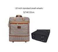 (Rueda pequeña de 22 pulgadas) Bolsa de equipaje de mano universal para bicicleta de gran volumen 158, bolsa de