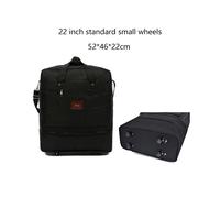 (Rueda pequeña de 22 pulgadas) Bolsa de equipaje de mano universal para bicicleta de gran volumen 158,